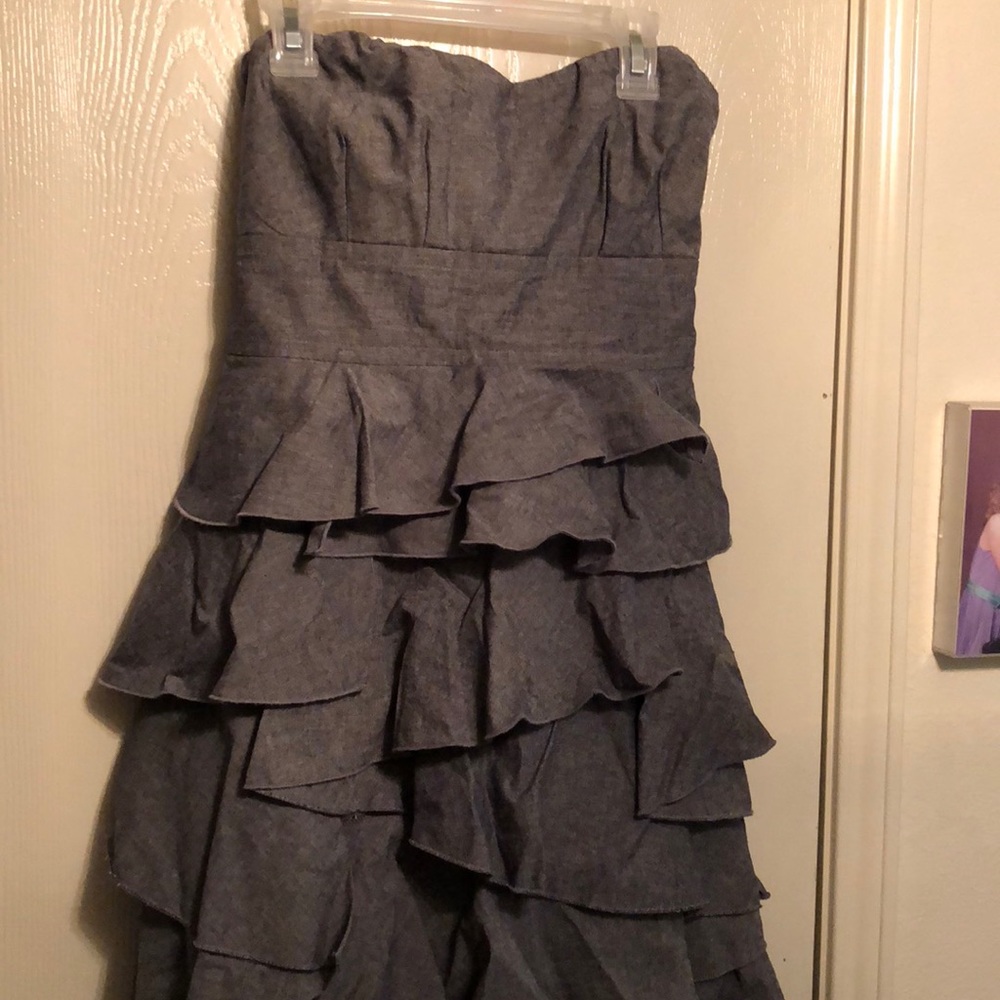 Strapless dress!